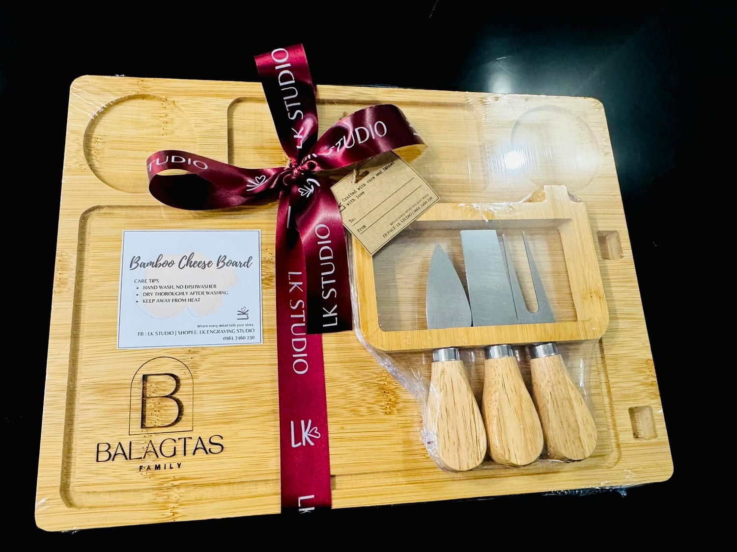 Engraved keepsake for special occasions